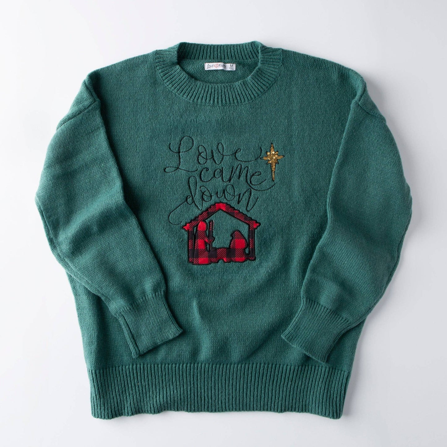 Love Came Down Embellished Sweater