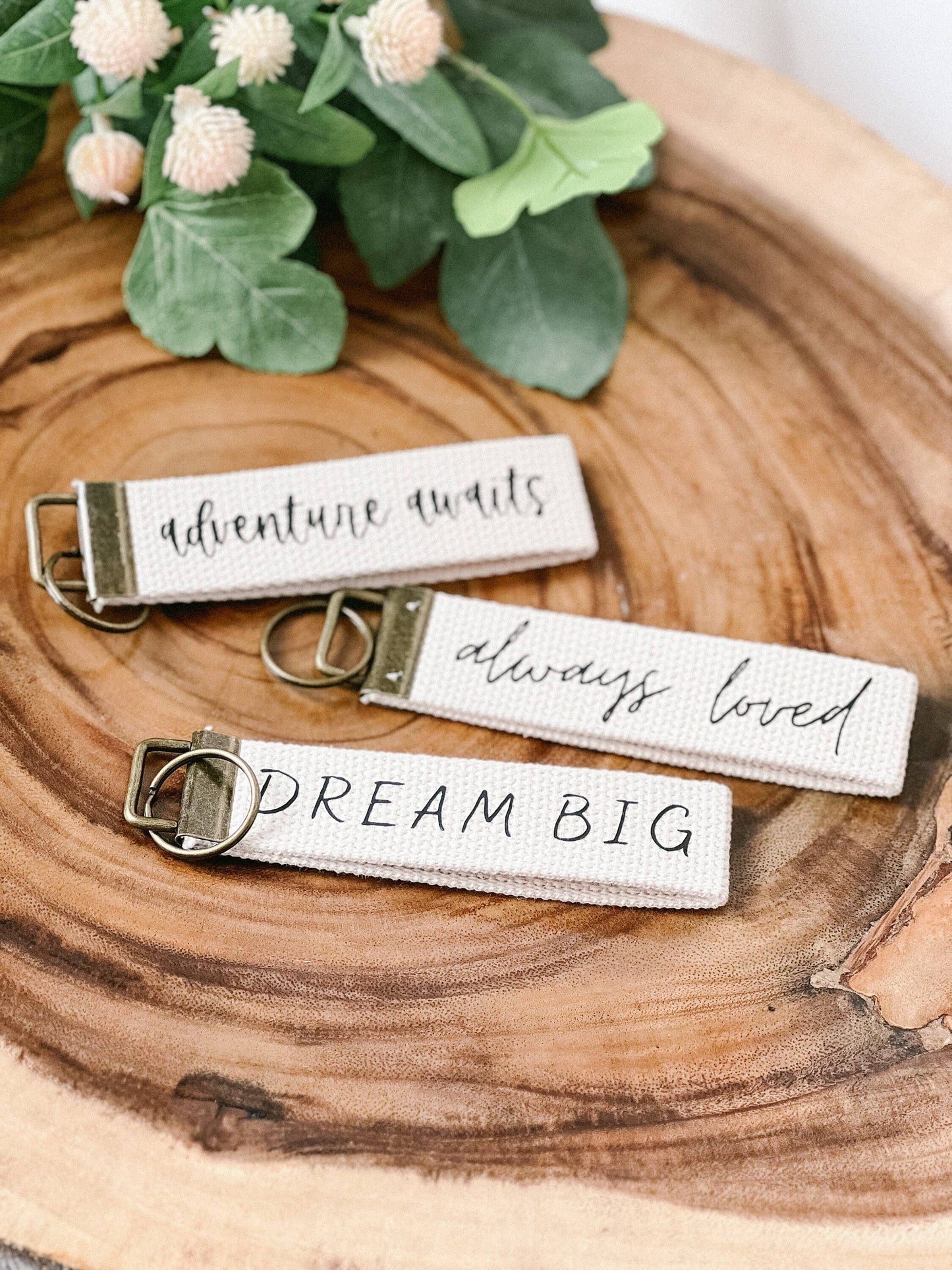 Keychain Wristlet Key Fob Inspirational Gift Christian