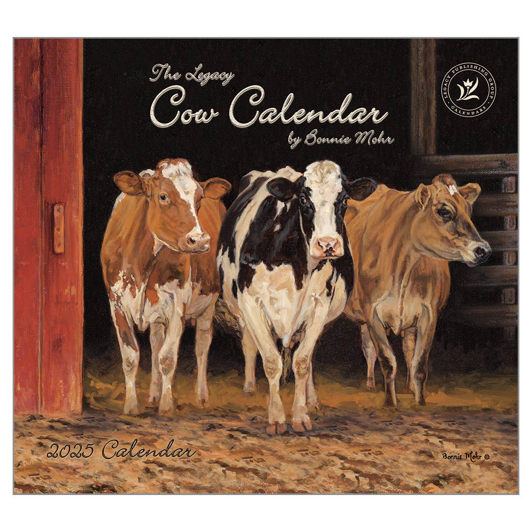 Cow 2025 Wall Calendar