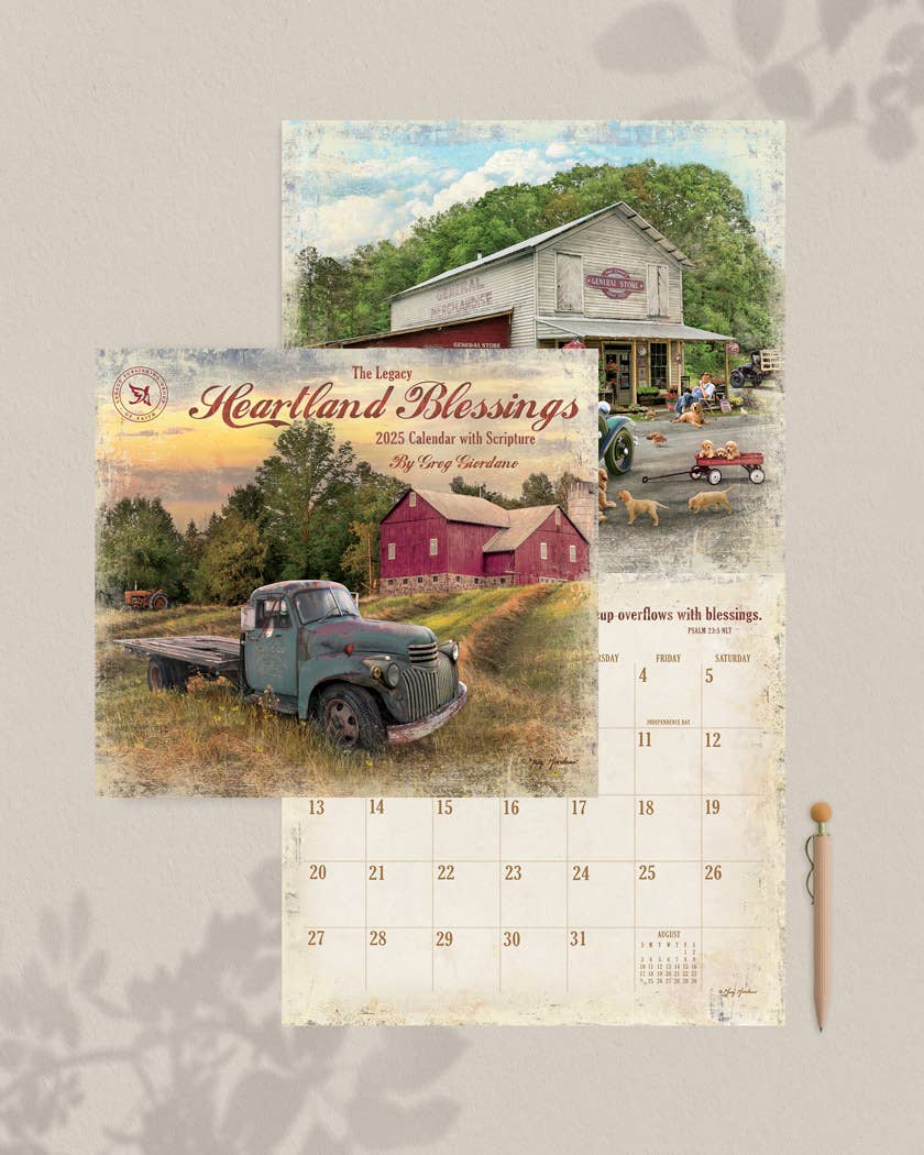Heartland Blessings 2025 Wall Calendar