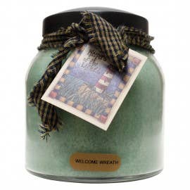 34oz Welcome Wreath Papa Jar