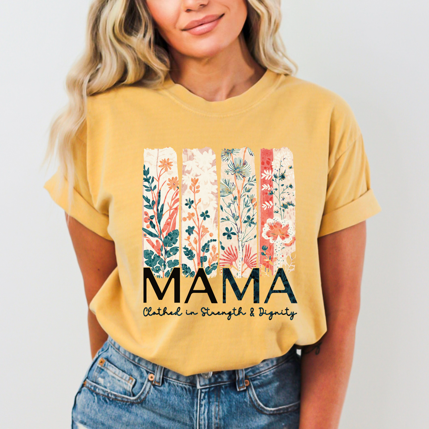 Proverbs 31 Mama Comfort Color Christian Mother's Day Tshirt