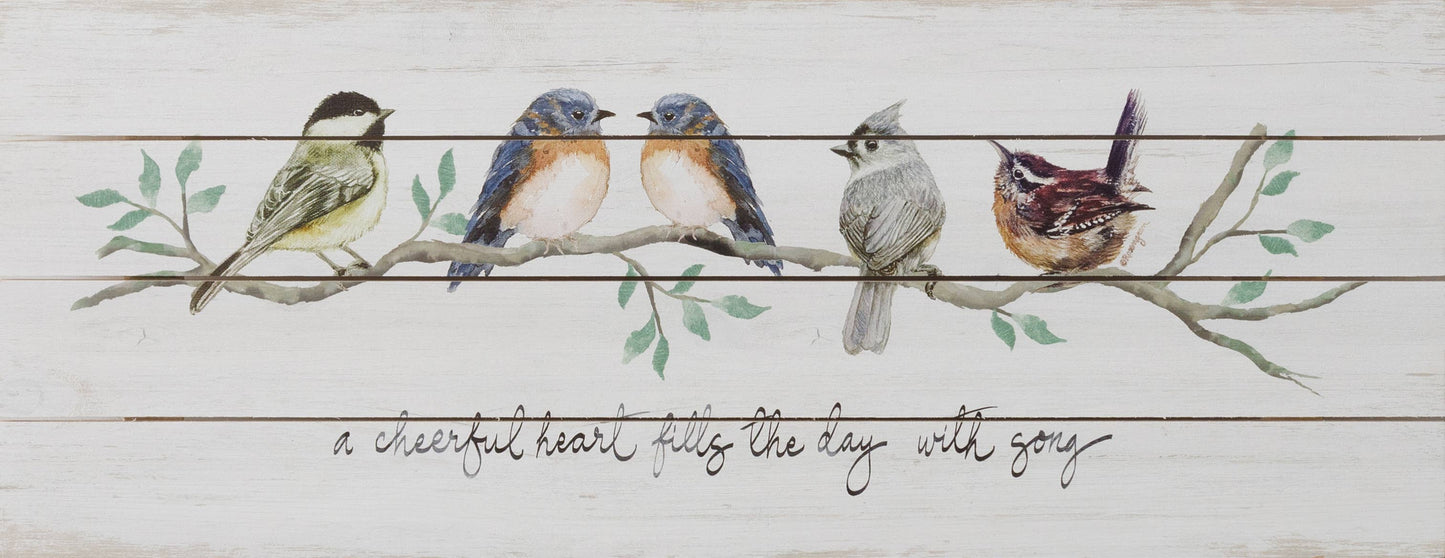 Pallet Sign - Birds on Branch (PC)