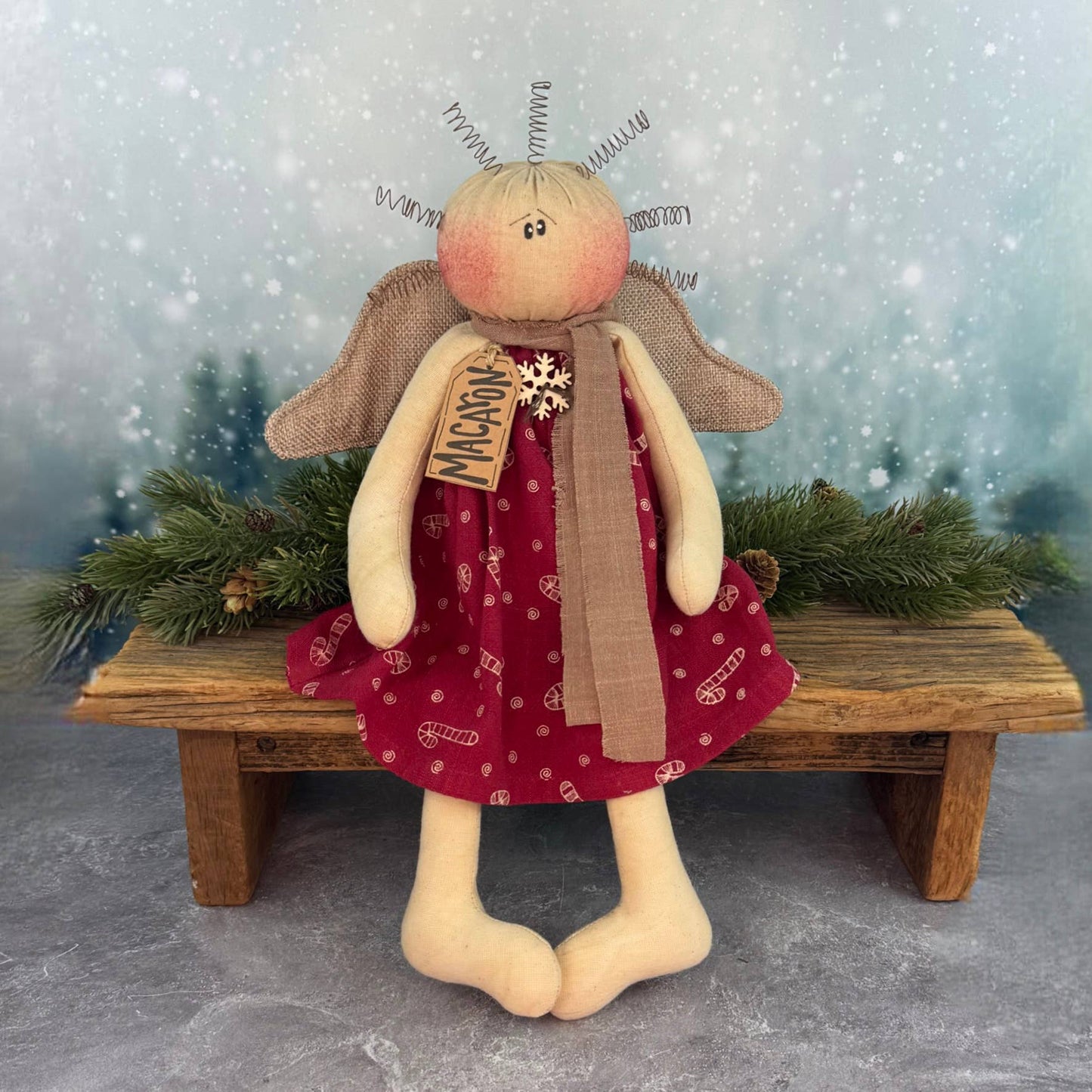 Macaron the Christmas Angel