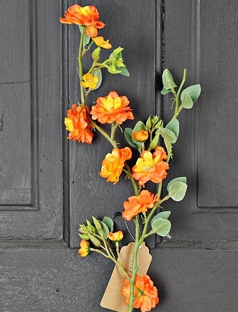 27127 - 32inL Apple Blossom Branch-Peach-12/72pcs