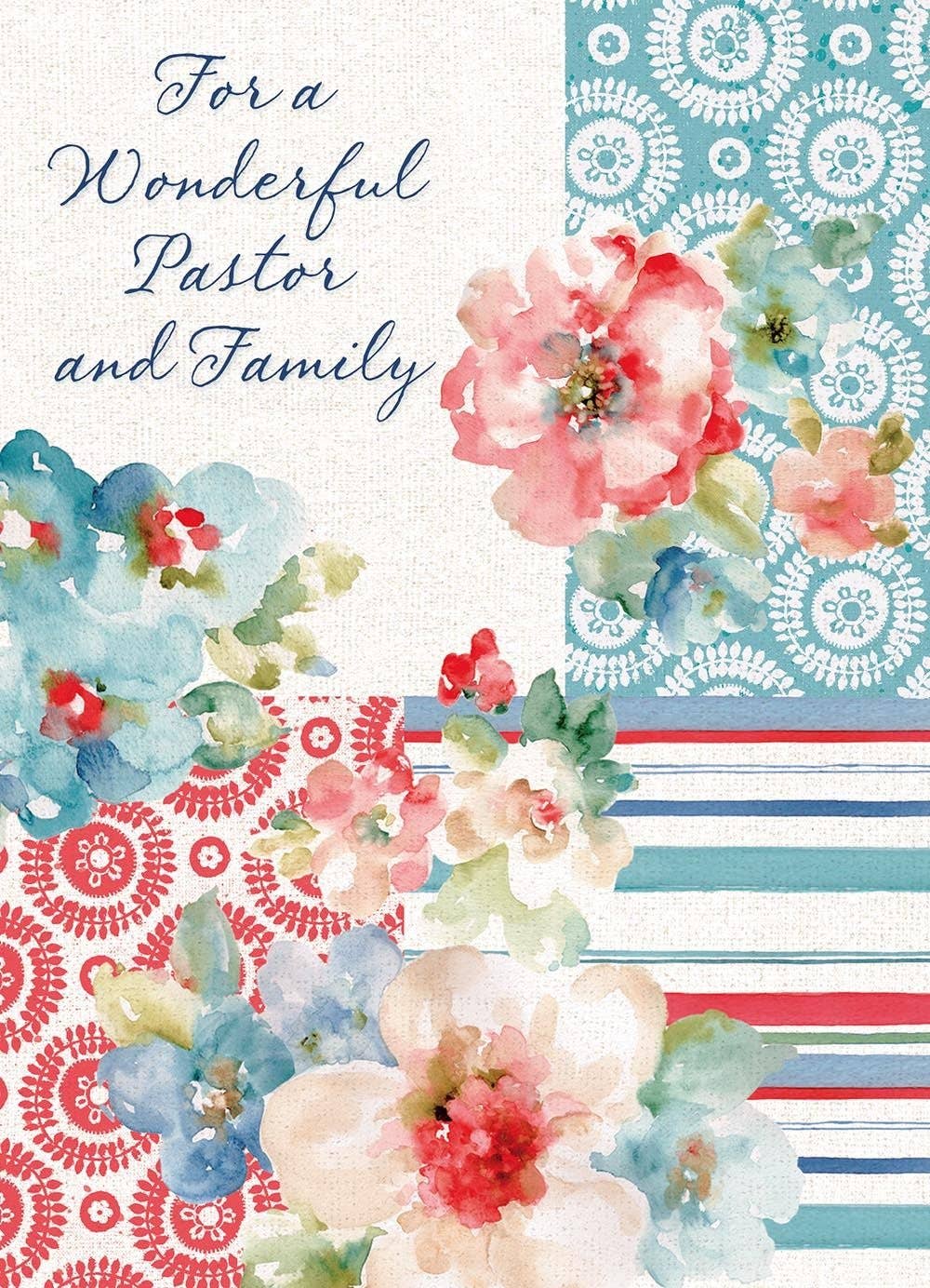 Blooms of Thanks Ministry- Pastor + Family TY Scripture Card