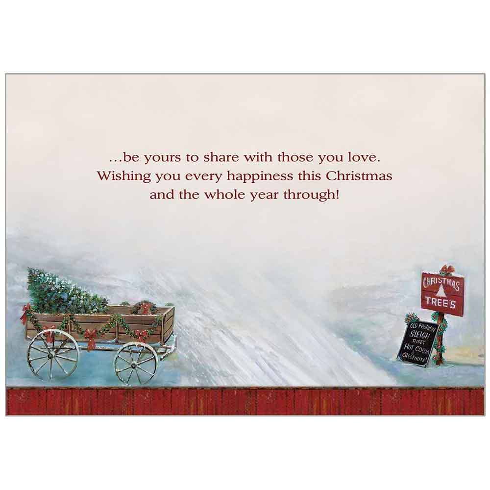 Christmas Tree Farm Holiday Cards in a Box