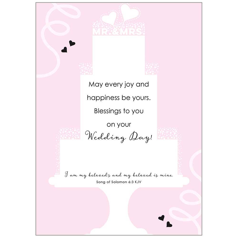 Forever and Ever Cake - Faith Wedding Card