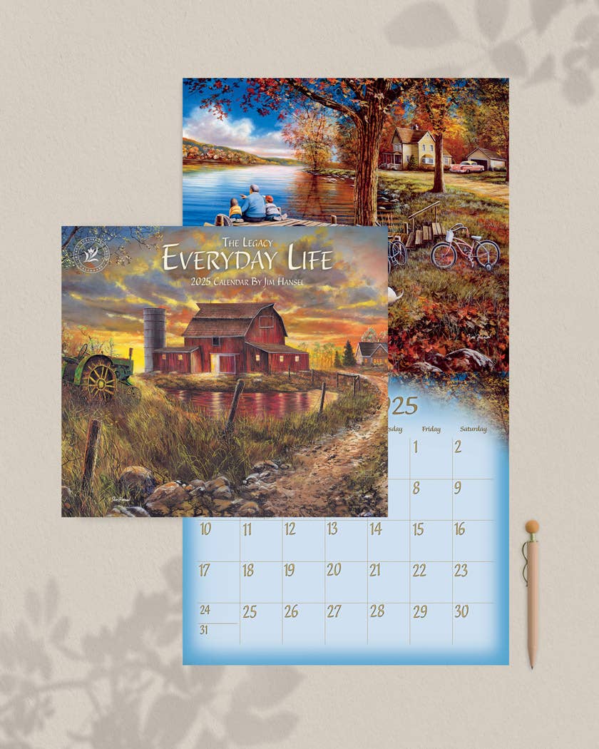 Everyday Life 2025 Wall Calendar