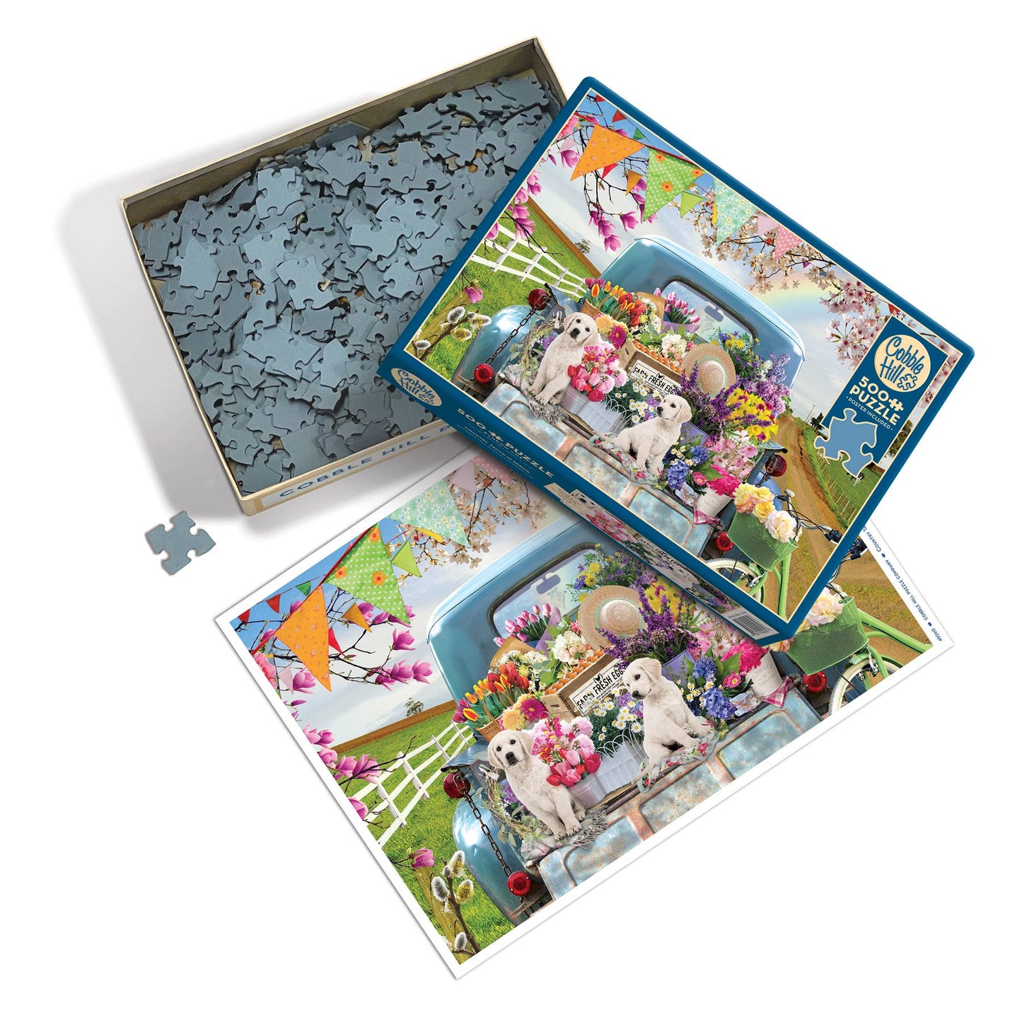 Country Truck in Spring 500pc puzzle