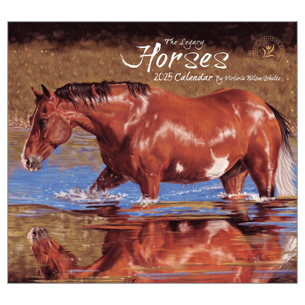 Horses 2025 Wall Calendar