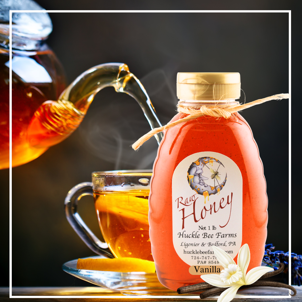 Vanilla Infused Raw Honey