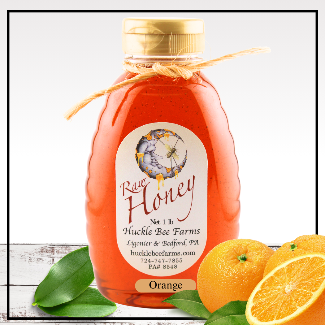 Orange Infused Raw Honey