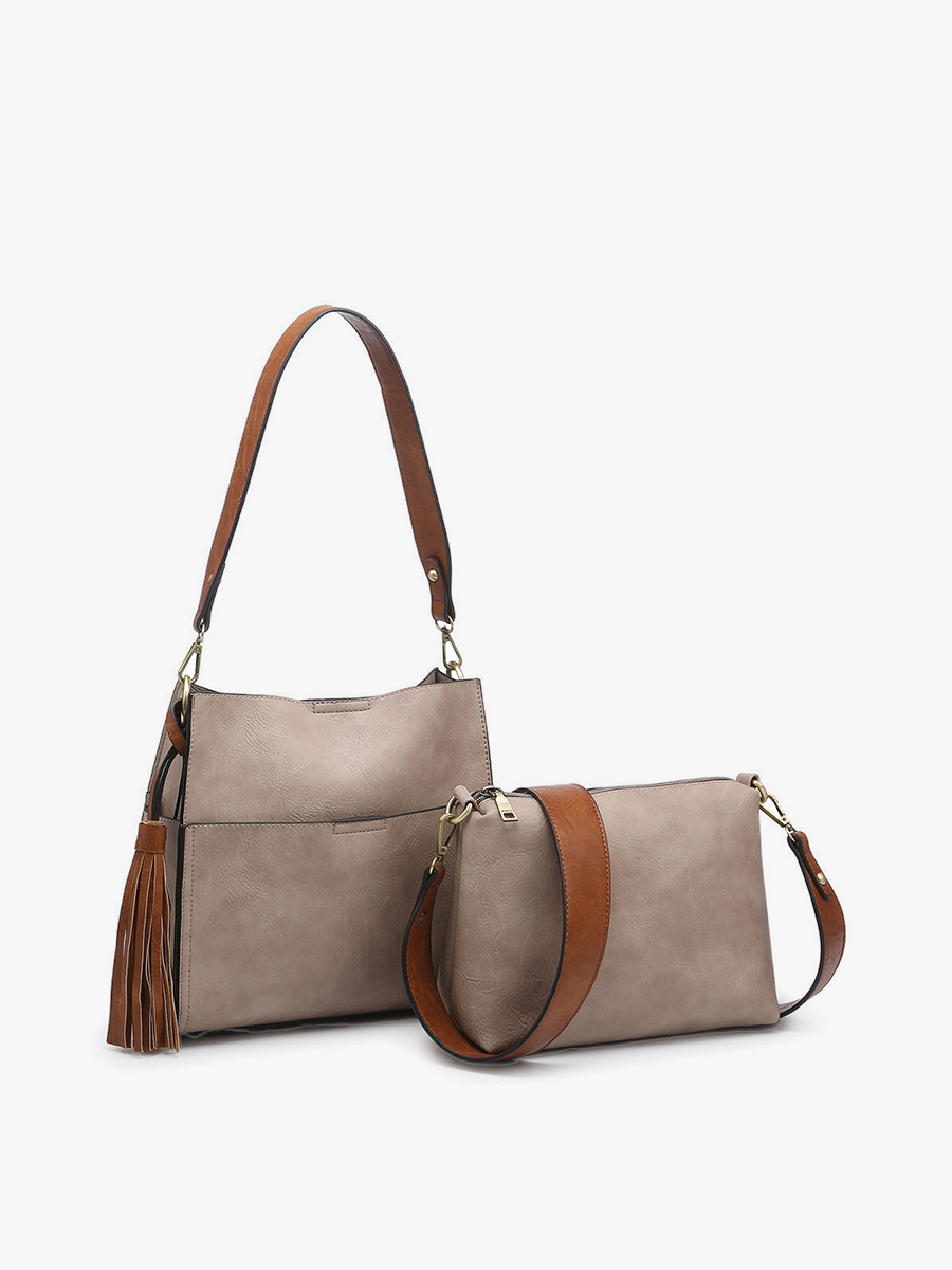 M1867 Lyla 2-in-1 Bucket Bag w/ Guitar Strap