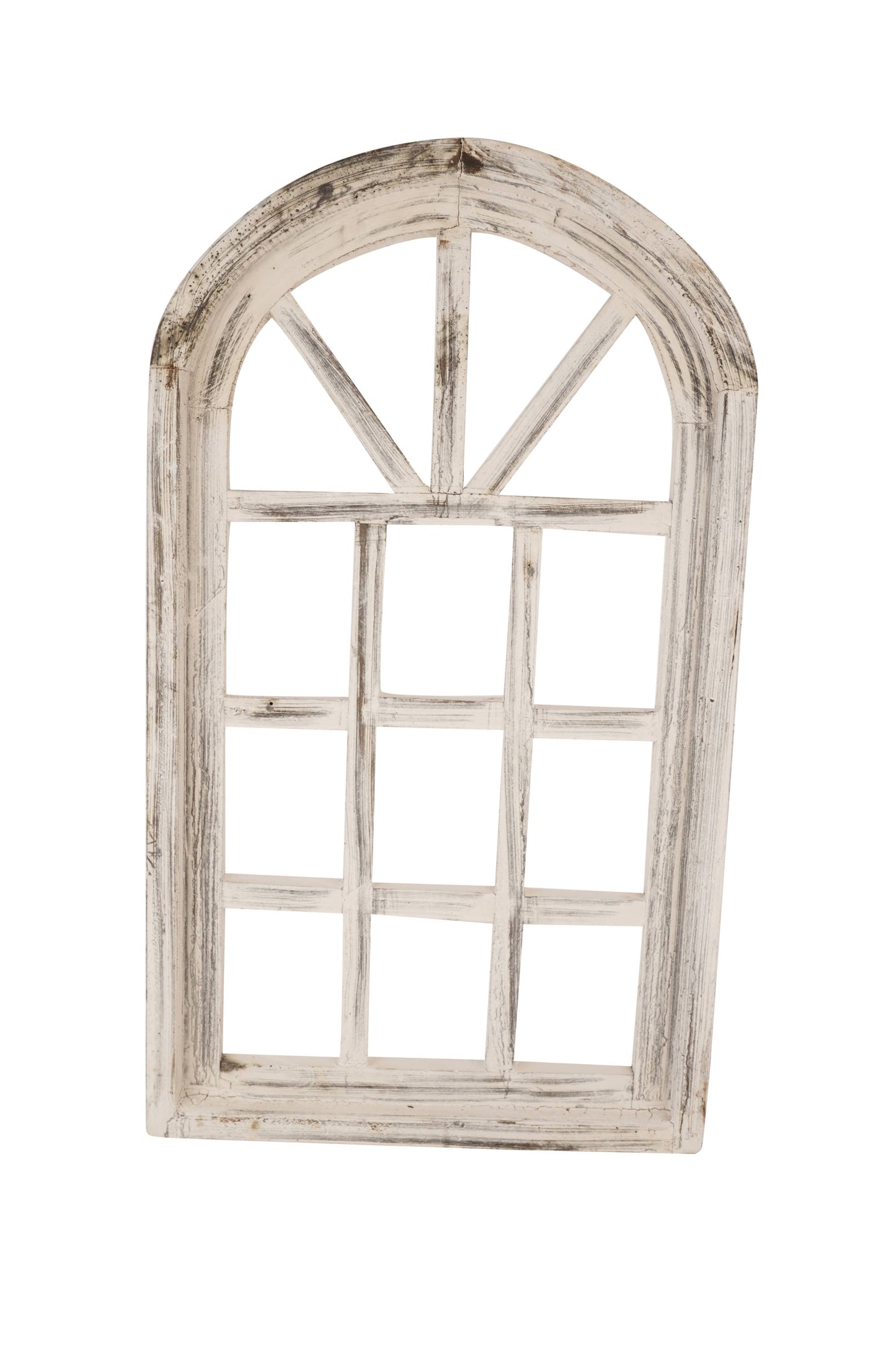 Hampton Architectural Farmhouse Window-Wall Decor-14x24 inch