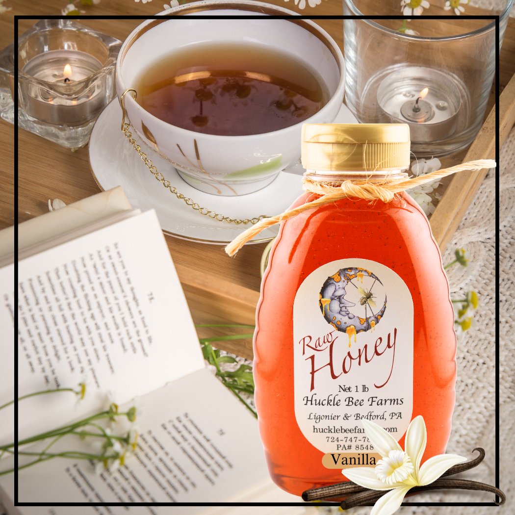 Vanilla Infused Raw Honey