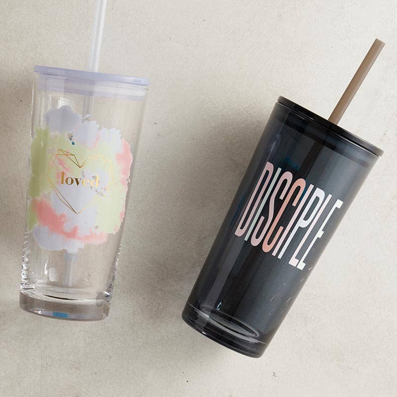 Glass Tumbler - loved