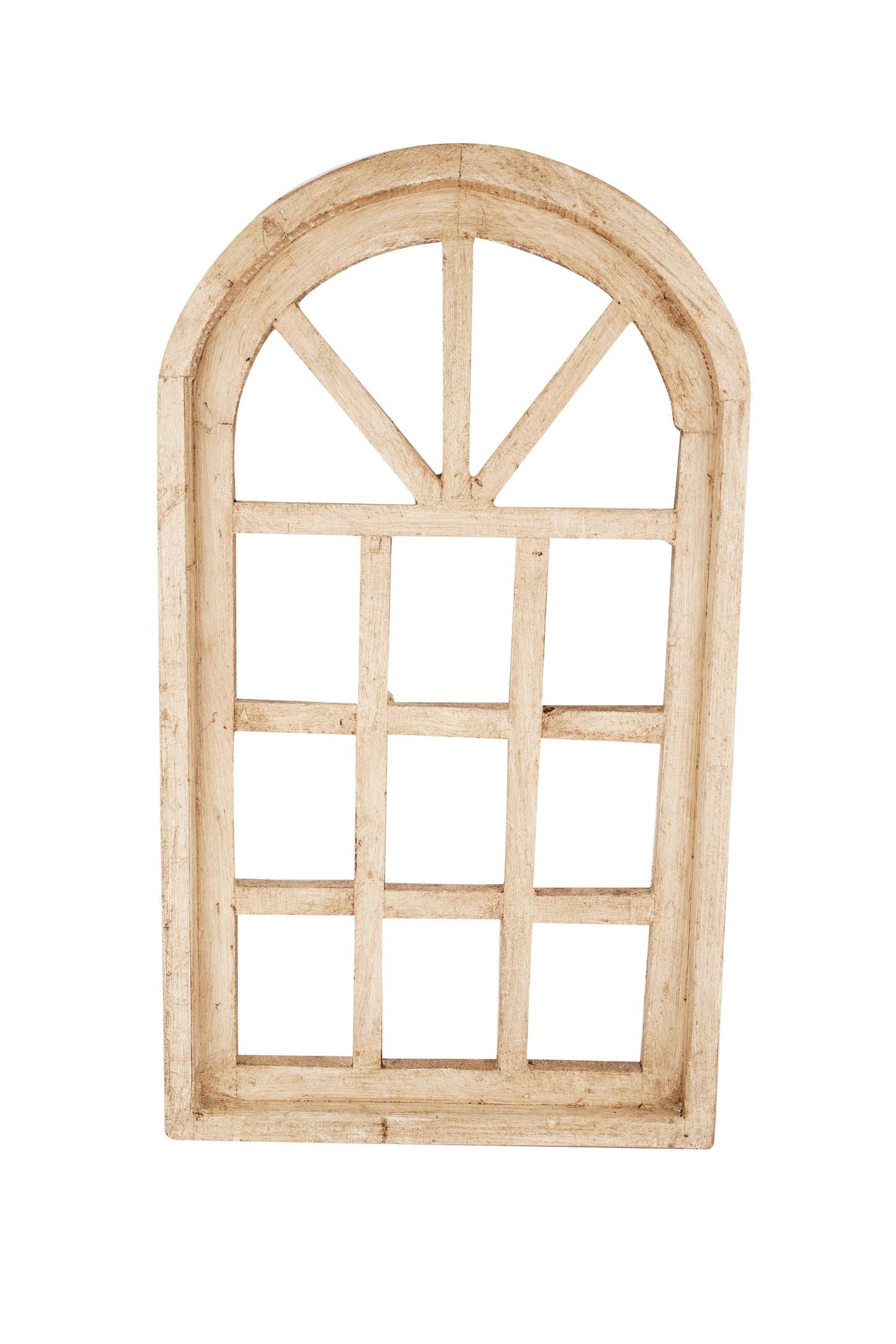 Hampton Architectural Farmhouse Window-Wall Decor-14x24 inch