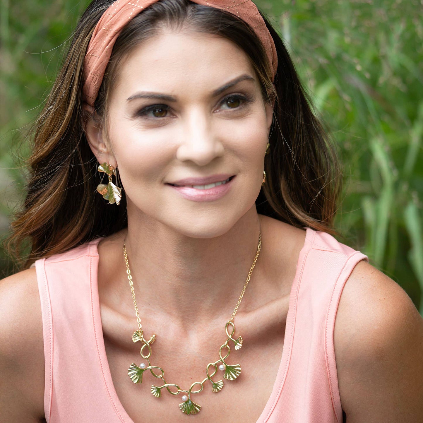 Sale - Ginkgo Statement Necklace