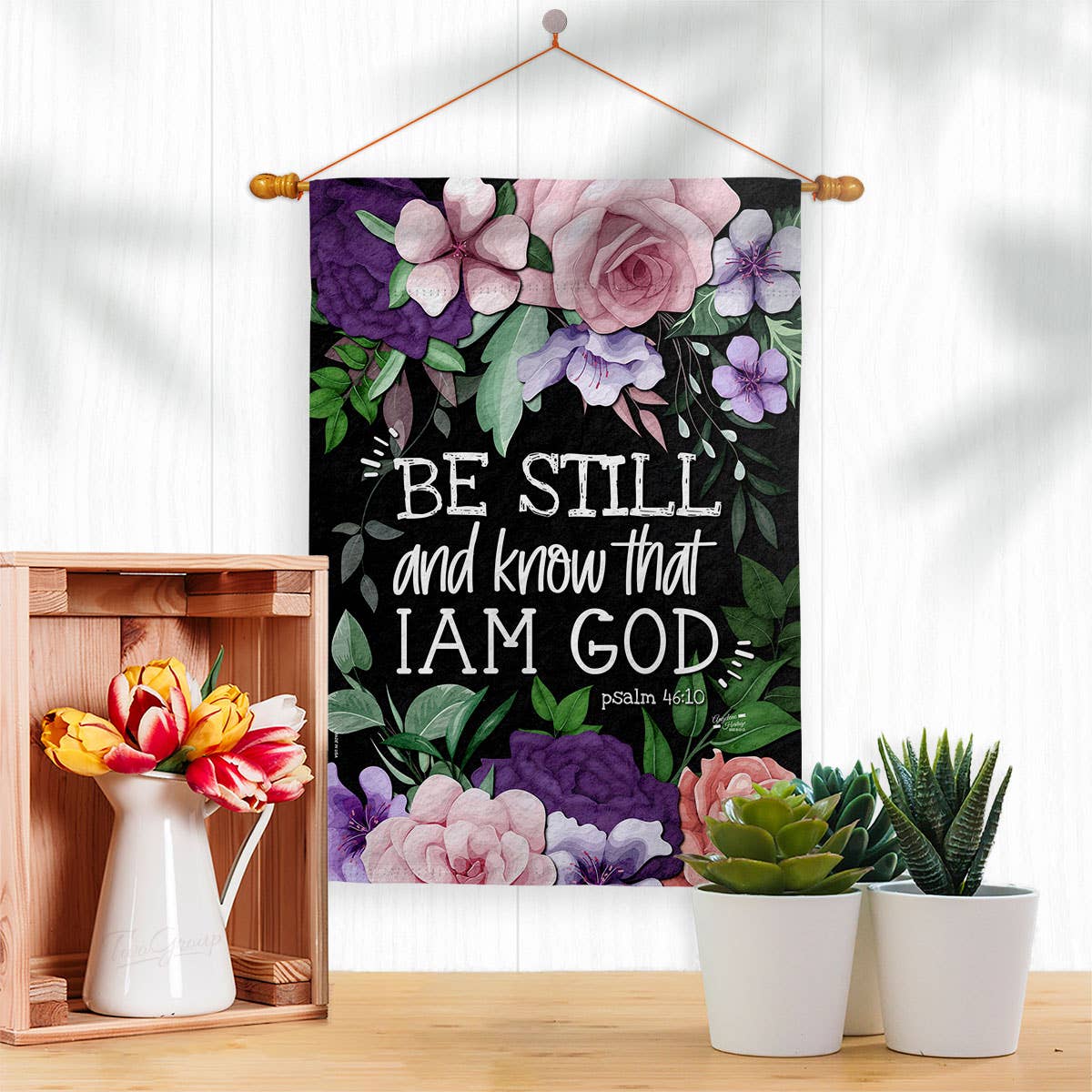 Flag I Am God Bible Verses