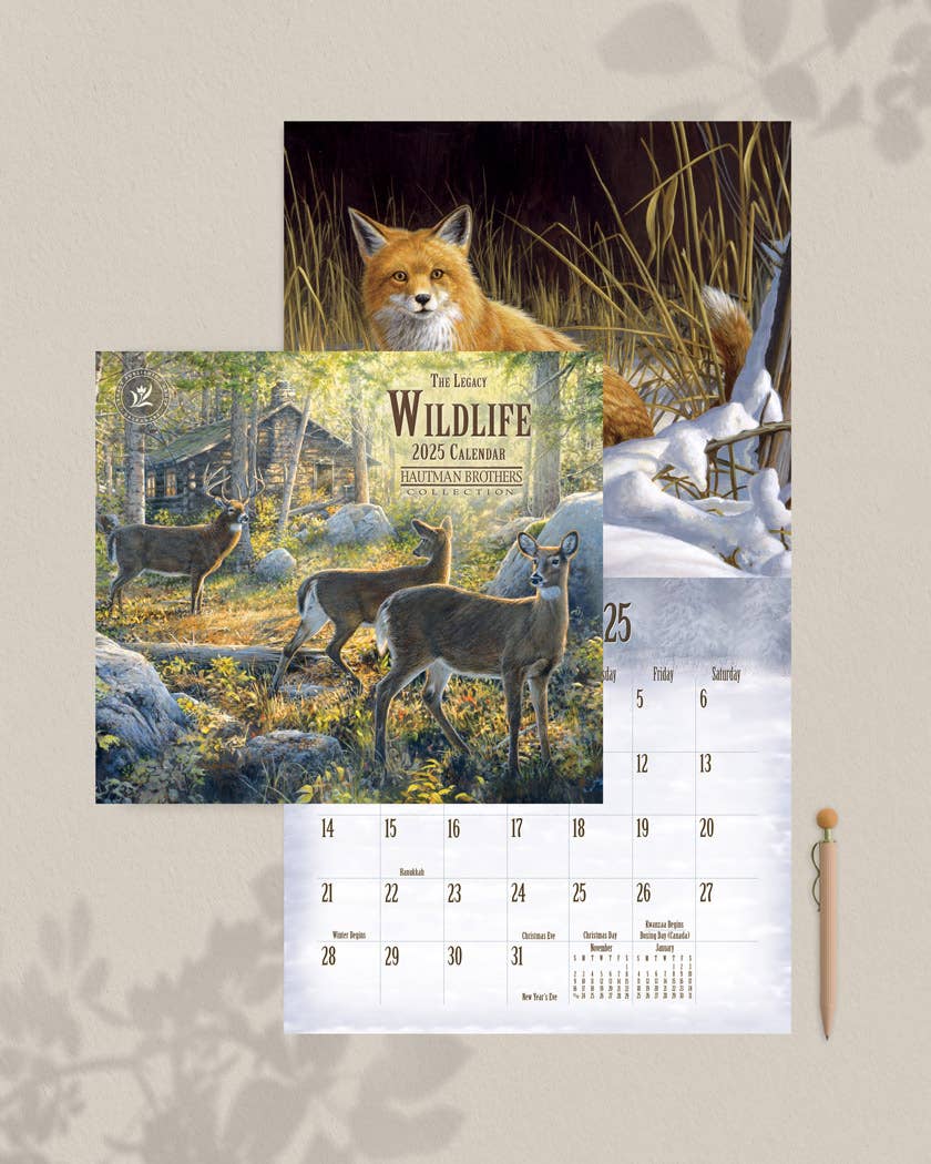 Wildlife 2025 Wall Calendar