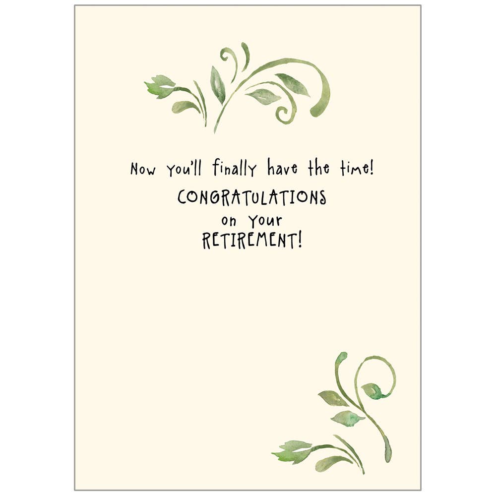 Sit Back and Relax - Retirement Scripture Card