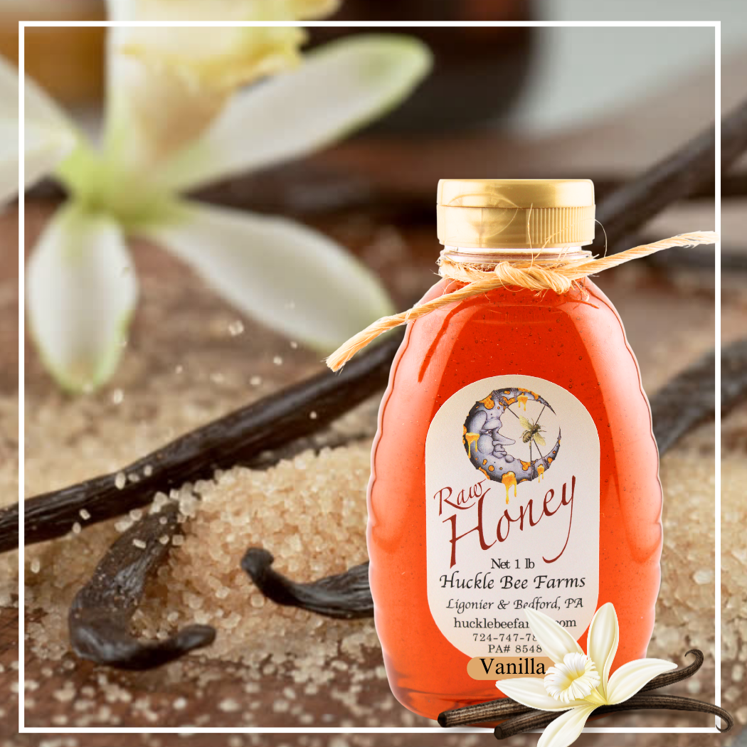 Vanilla Infused Raw Honey