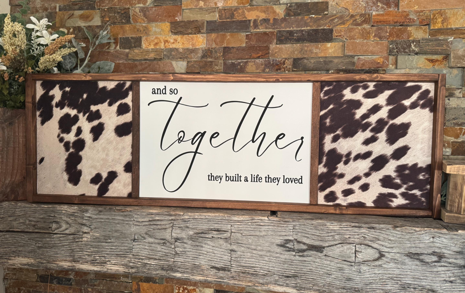 Ranch Legacy: Together they Built a life they love sign