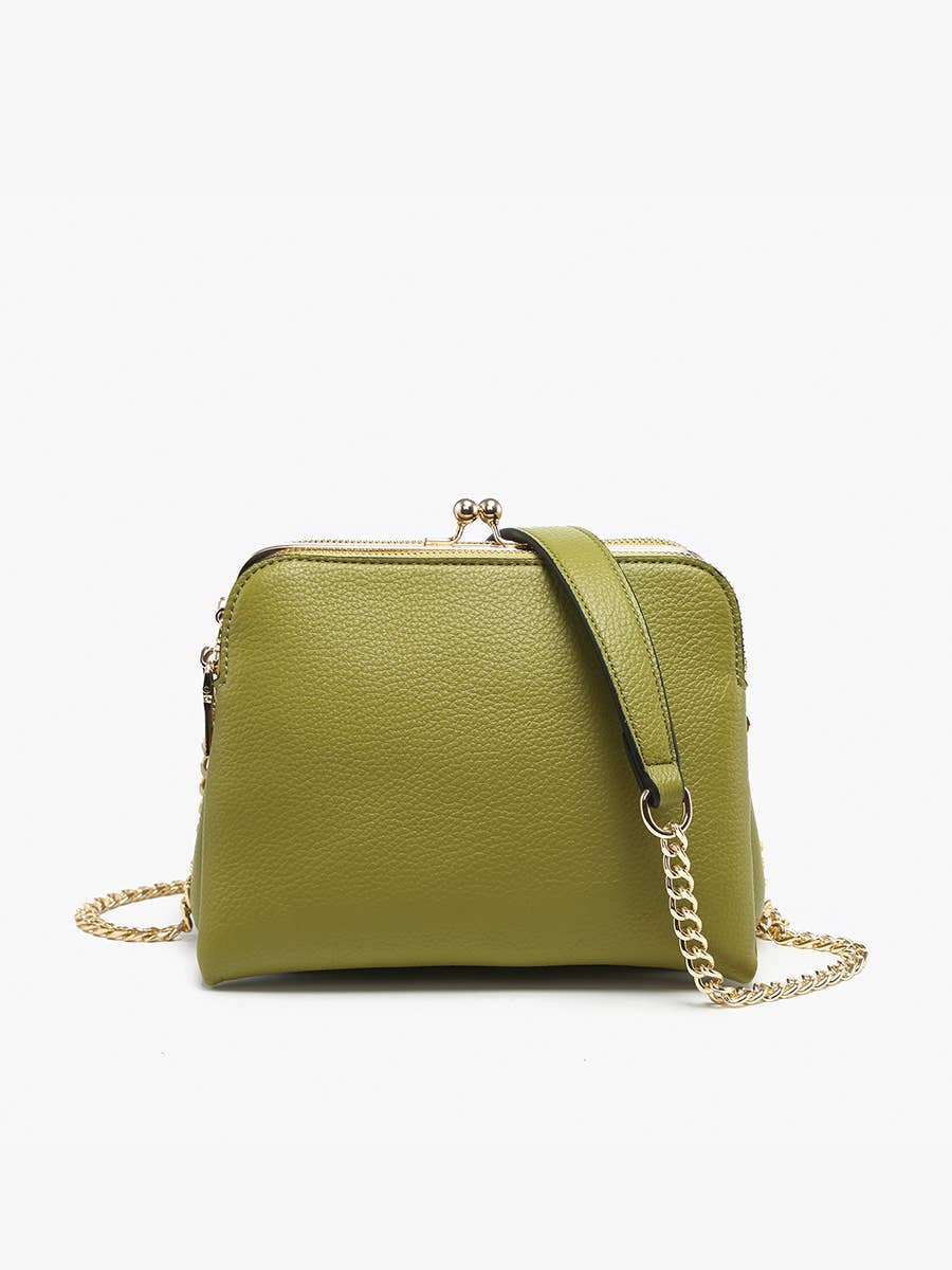 M2590 Kiva Snap Pouch Crossbody w/ Chain Strap