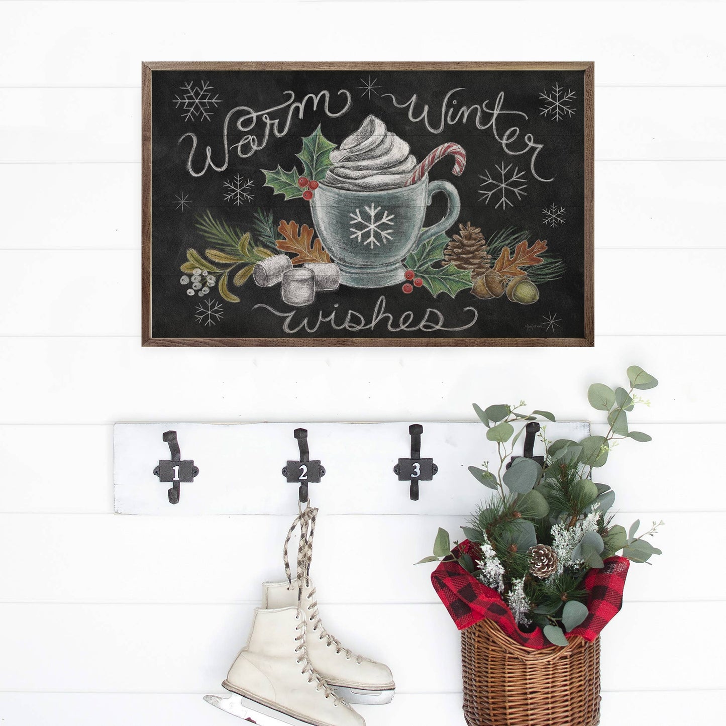 Christmas Chalk VIII Mug By Mary Urban