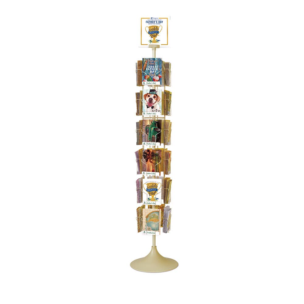 24 POCKET GREETING CARD DISPLAY RACK