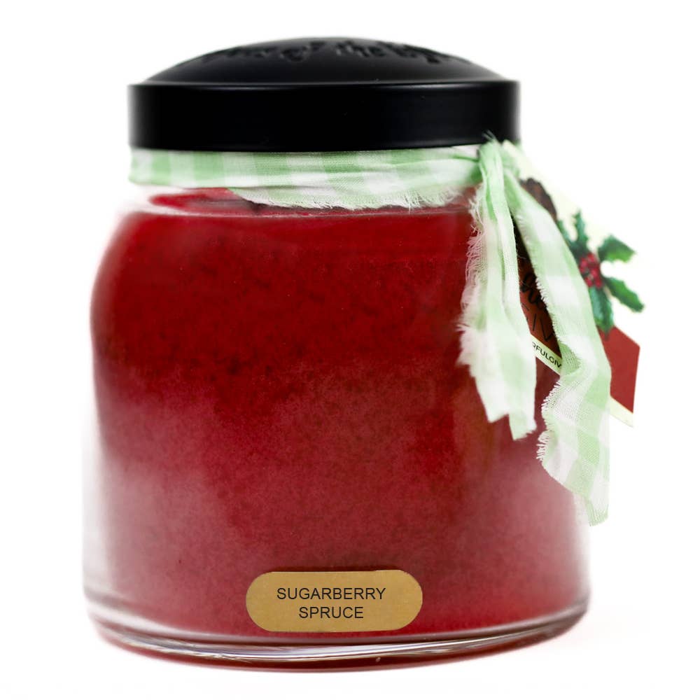 Sugarberry Spruce – 34oz Strong Scented Gift Candle