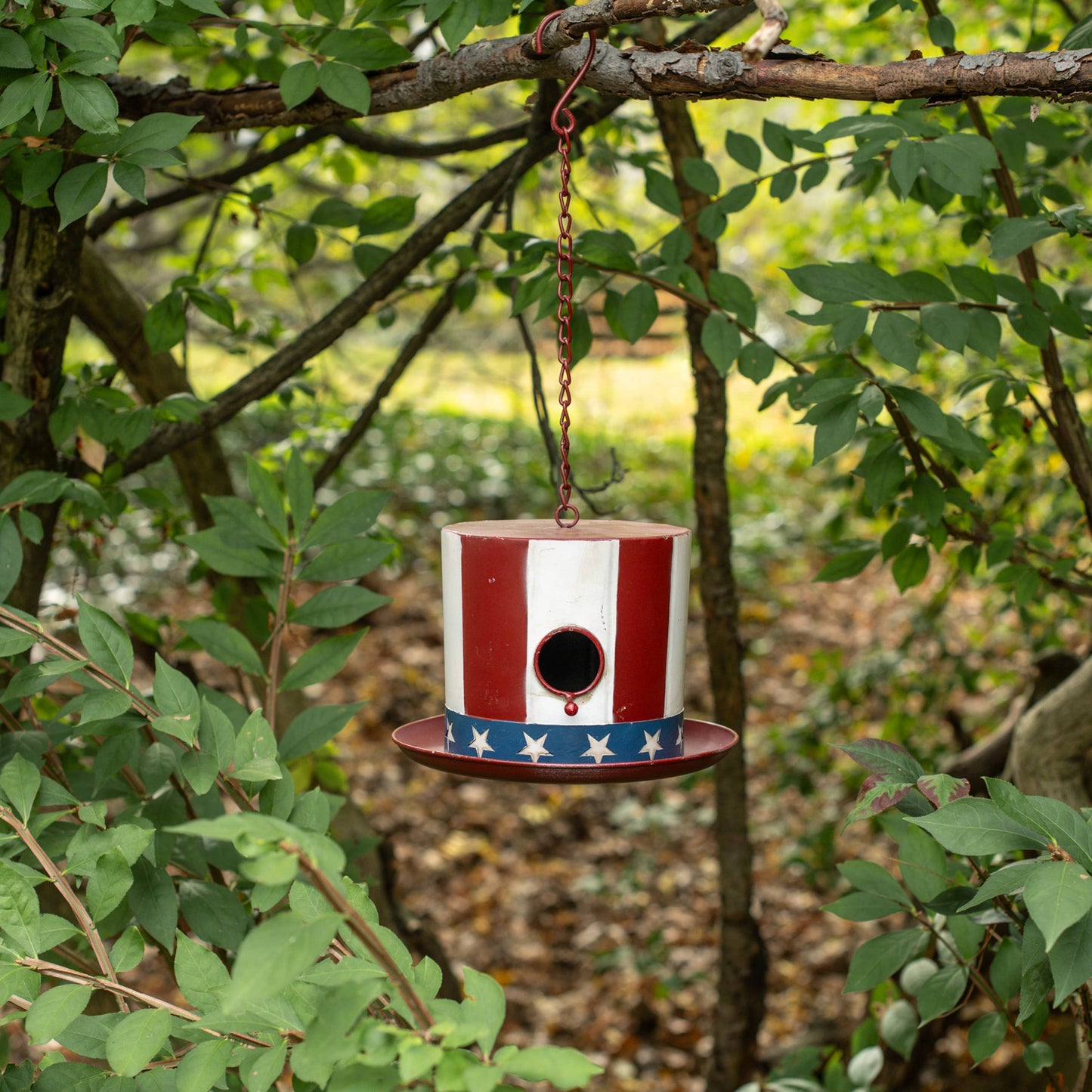 PATRIOTIC HAT BIRDHOUSE