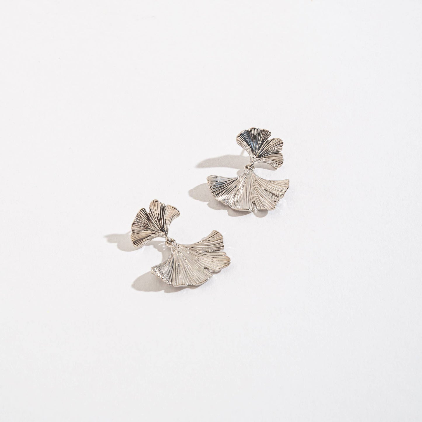 Sale - Ginkgo Drop Earrings