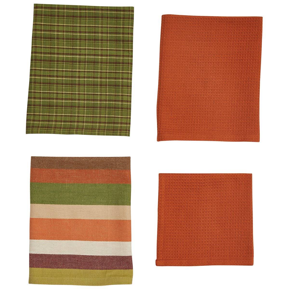 Fall Colors 3 Dishtowel/1Dishcloth Set