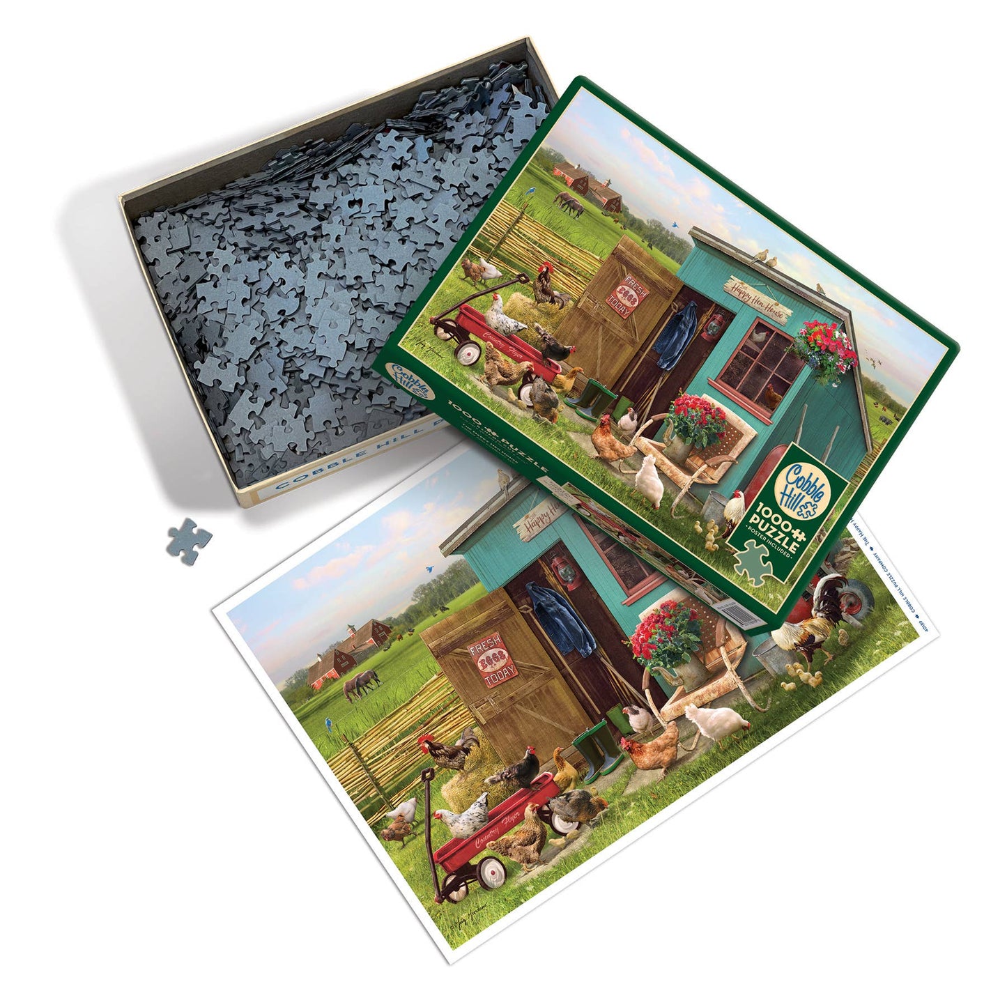 The Happy Hen House 1000pc puzzle