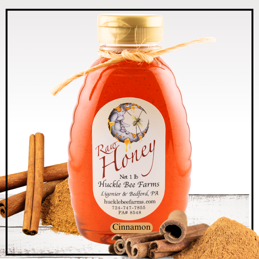 Cinnamon Infused Raw Honey