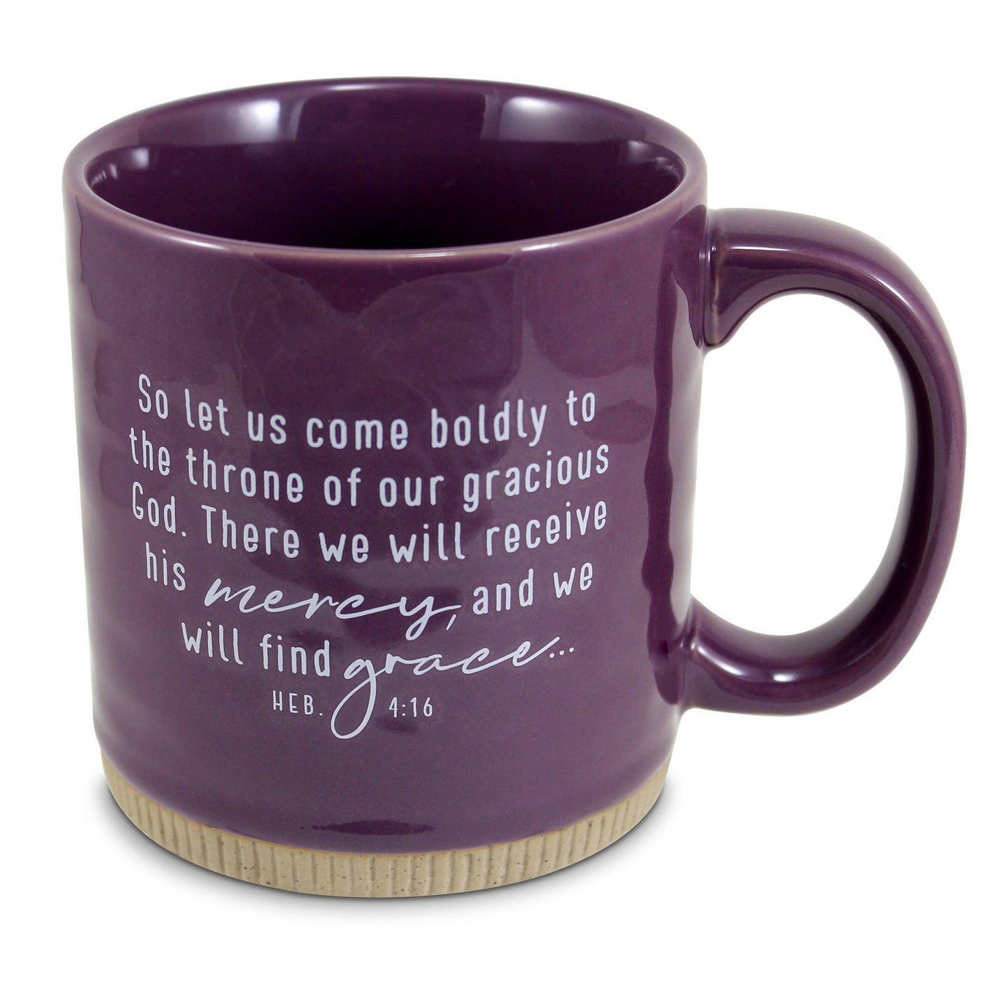 LCP Mug Powerful Words Grace Purple 16 Oz.