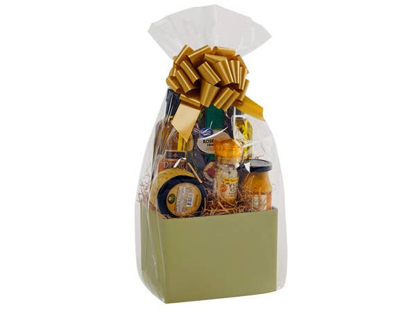 Clear Cellophane Basket Wrap Bags