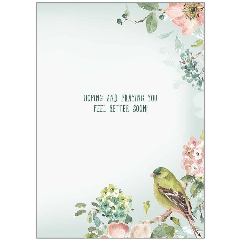 My Cup Overflows - Faith Get Well Card