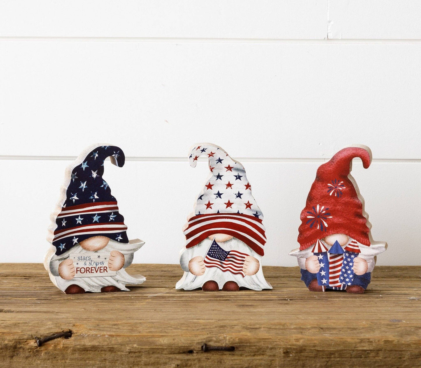 Usa Gnome Table Sitters (Pk/03 Ast)