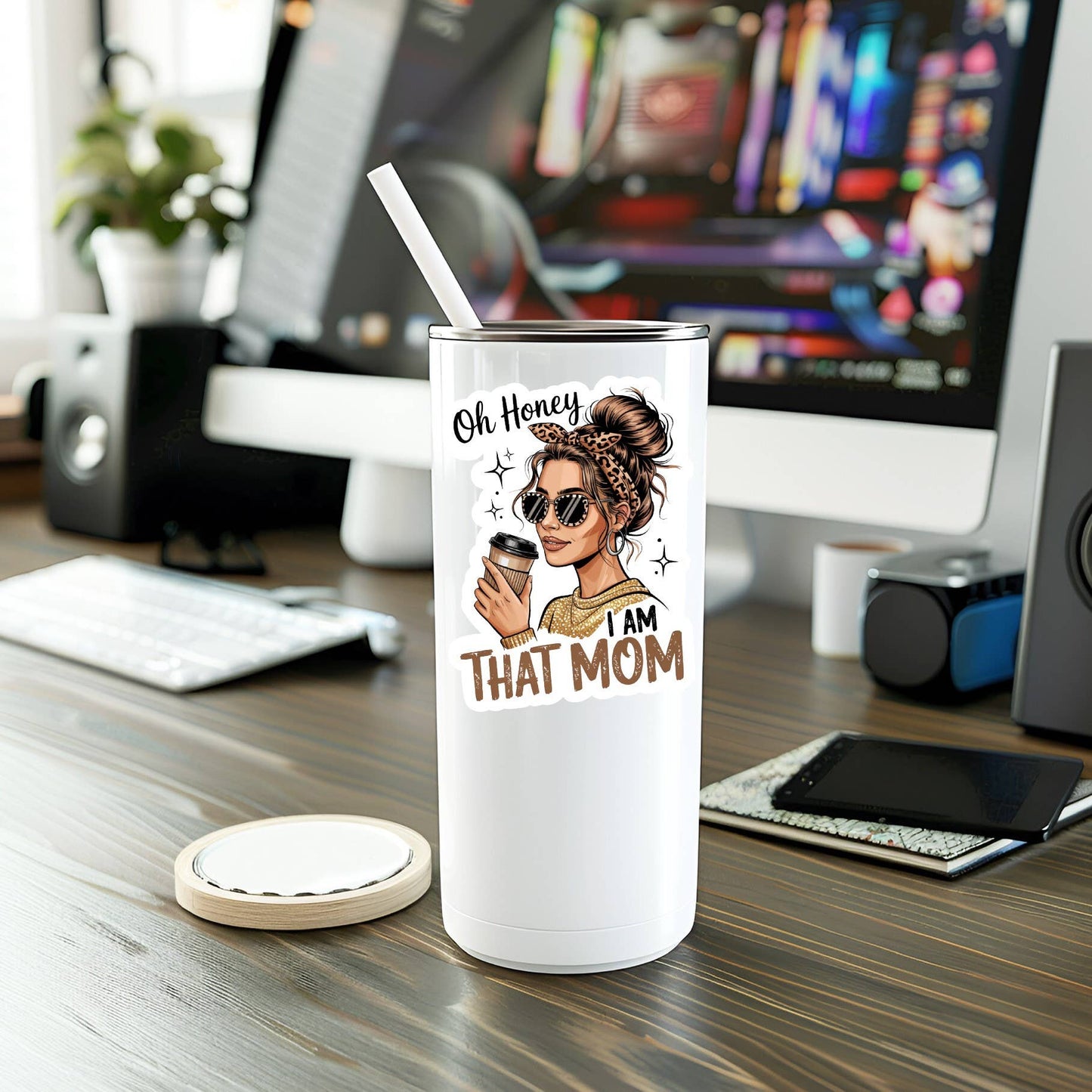 Funny I Am That Mom Vinyl Sticker