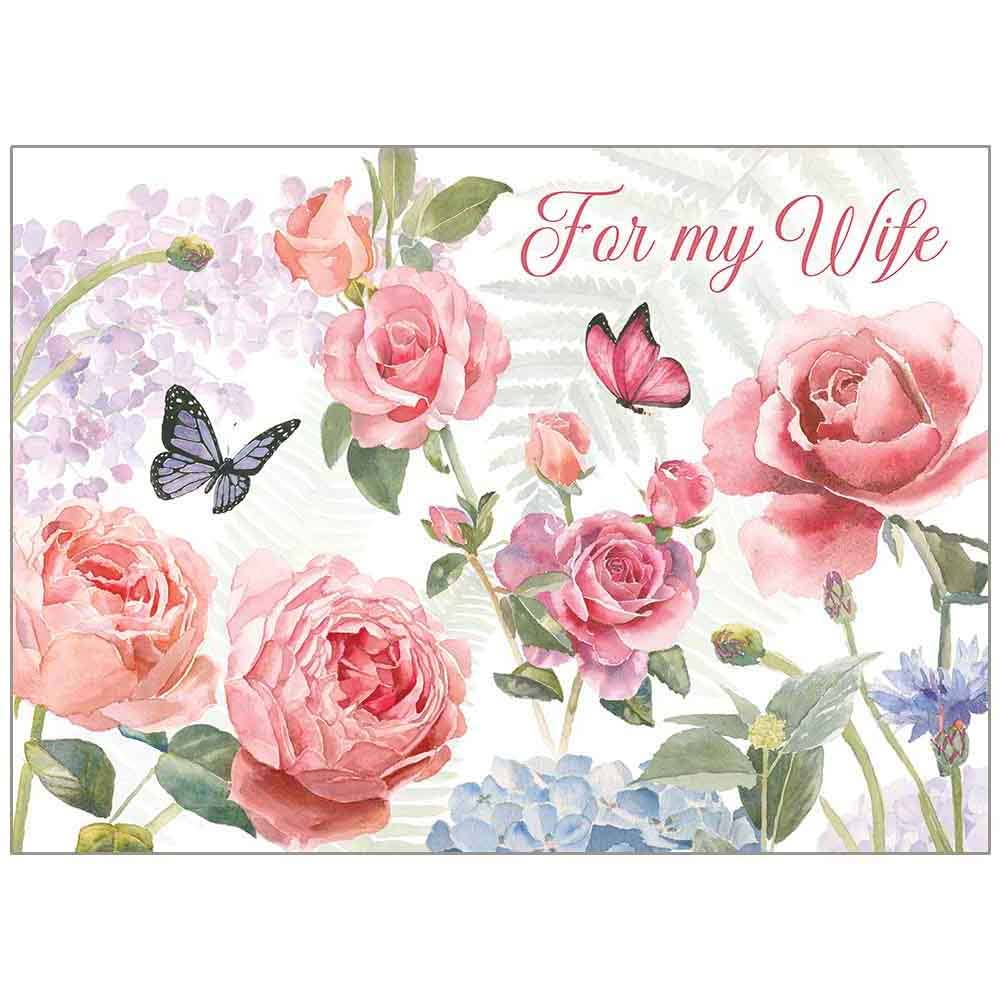 Pretty Boho Bouquet - Mother's Day Card