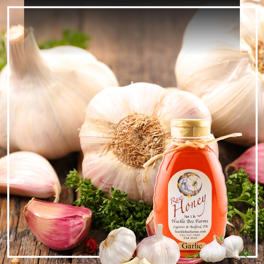 Garlic Infused Raw Honey