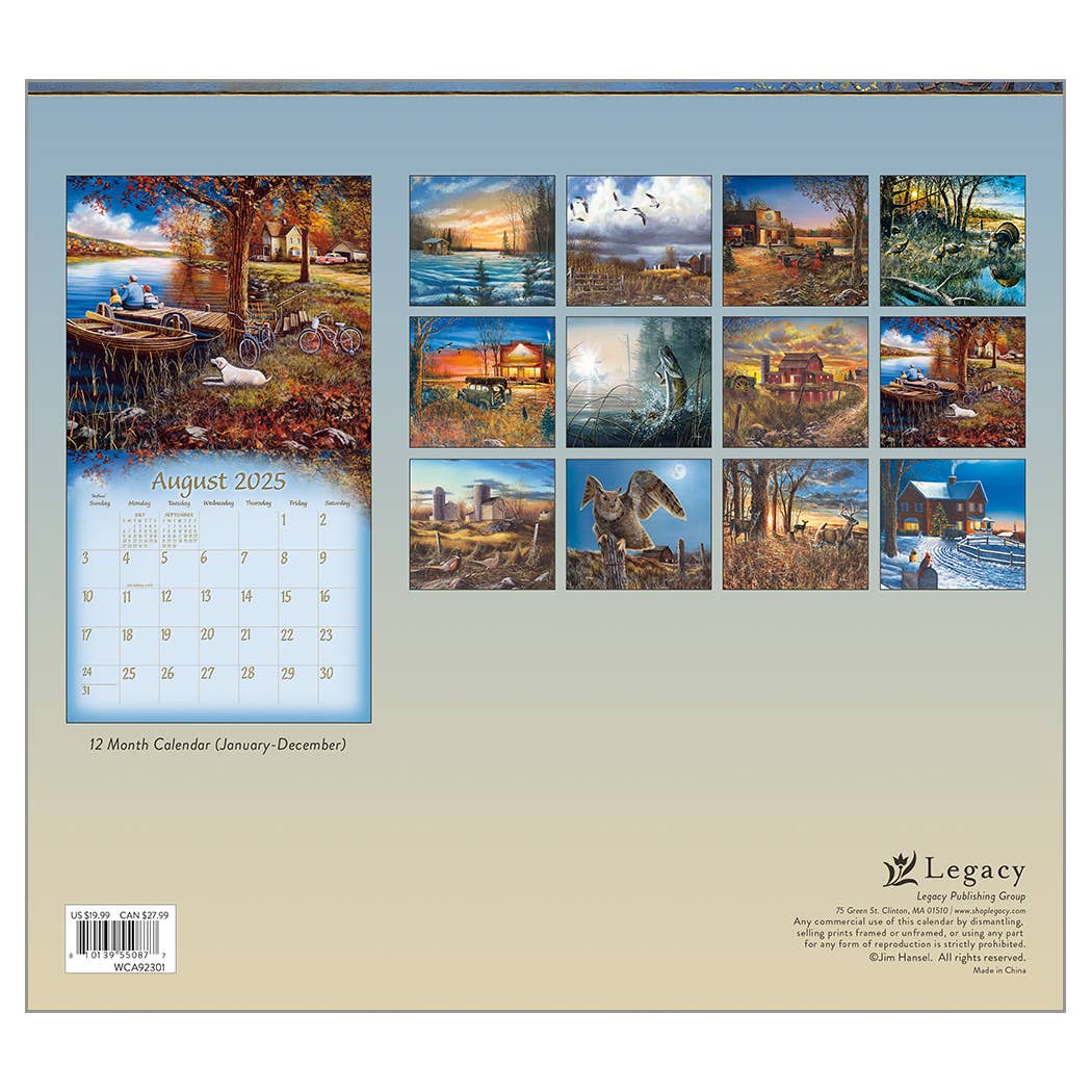 Everyday Life 2025 Wall Calendar
