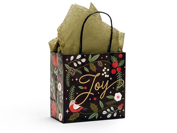 Holiday Botaniclas Paper Christmas Gift Bags