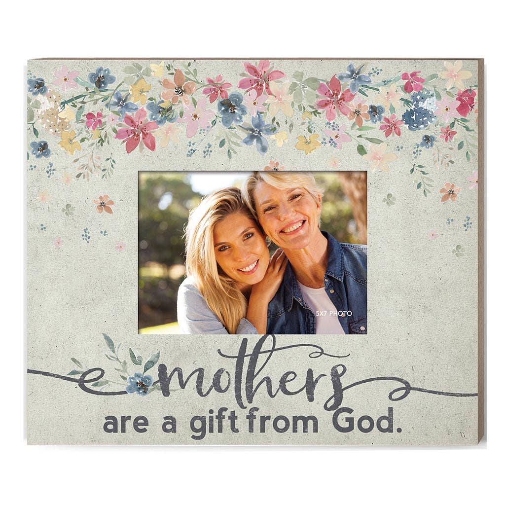 Weathered Floral Photo Frame Mothers Are a Gift