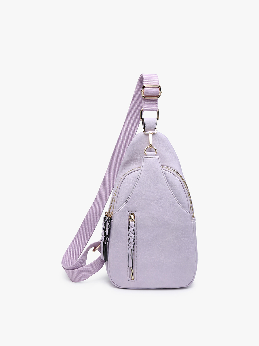 M2342 Nikki Dual Compartment Sling Pack Bag