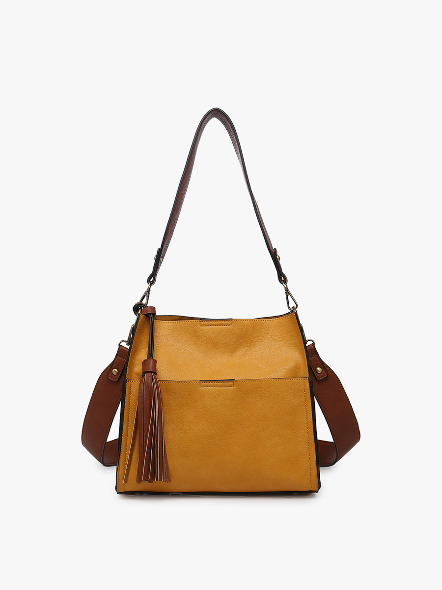 M1867 Lyla 2-in-1 Bucket Bag w/ Guitar Strap