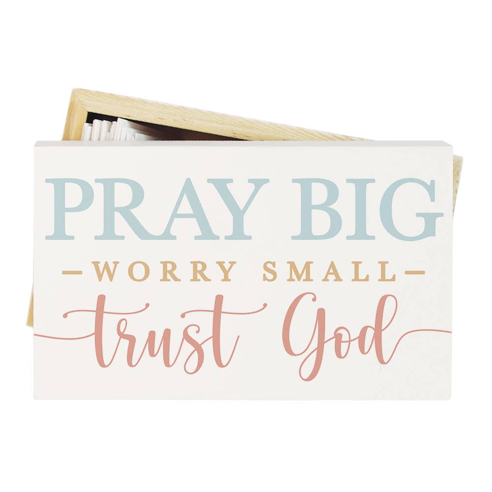 Pray Big Trust God - Prayer Box